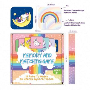 36Pcs Toddler Flash Cards Travel <b>Road</b> Trip Card Games Memory Match Game for Kids Ages 3 4 5 6 - Product Image 6