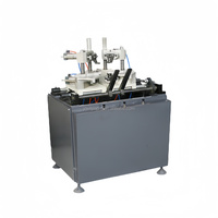 핵심 구성 요소가있는 PVC 창 및 윈-도어 코너 용 UPVC PVC PVC 창 CNC 코너 청소 기계 PLC 엔진 베어링 모터