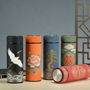 Termo Aislado Mini XK-016 de 350 ml, Taza Recta con Filtro para Té, Set de Regalo Empresarial, Artículos Promocionales Personalizables - Product Image 4