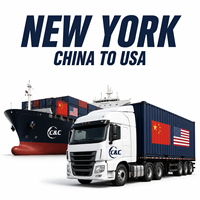 Expédition maritime de New York depuis la Chine vers les États-Unis, agent d'expédition de conteneurs LCL FCL
