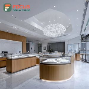 Vitrine de Comptoir en Verre à Cadre Métallique Haute Visibilité pour Magasin de Bijoux et Centre Commercial - Product Image 4