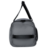 Sac de voyage de week-end en cuir PU noir style crocodile, motif géométrique personnalisé, pour homme, idéal pour les activités de plein air