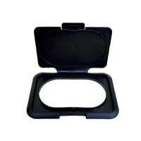 Couvre-sac de gants en nitrile, couvercle adhésif pour lingettes humides, couvercle d'emballage réutilisable universel, couvercle en plastique PP coloré en gros