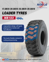 Pneu de chargeuse NB103 E3 ADT 17.5R25 20.5R25 23.5R25 26.5R25 29.5R25, pneu tout-terrain robuste pour la construction et l'exploitation minière, vente en gros