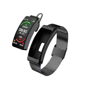 2024 K13 Nieuwe Bt5.2 Oortelefoon Smart Watch Band Armband Headset Aansluiting Telefoongesprek Mobiele Smart Polsband Hoge Hoeveelheid