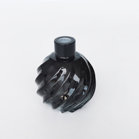 Vente en gros Parfum d'ambiance Difusor Frasco personnalisé Flacon vide de luxe noir pour la diffusion d'aromathérapie Diffuseur d'arôme roseau en verre