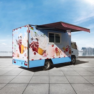 Mobile Popsicle <strong>Rolled</strong> Ice Cream 304 Stainless Steel <strong>Cart</strong> With Freezer for Sell Cold Drinks - Product Image 6