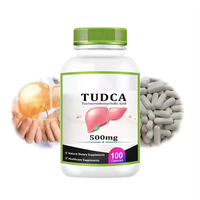 Ausreson OEM Tudca Capsule Prix Suppléments de santé pour le soutien du foie 500mg Acide tauroursodésoxycholique Capsules TUDCA