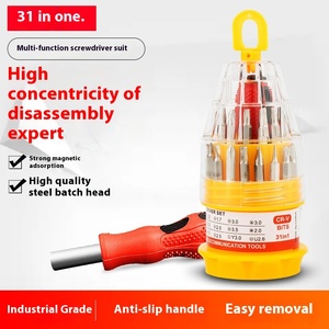 Set di cacciaviti per la <span class=keywords><strong>riparazione</strong></span> di telefoni <span class=keywords><strong>cellulari</strong></span> multifunzione 31 in 1 con Pagoda incrociata con tipi di Phillips e Torx - Product Image 2