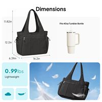 2 ensembles de sacs fourre-tout pour femmes, pour la gym et le yoga, avec fermeture à glissière et porte-bouteille d'eau |   Sac de sport Pilates 25L pour voyage et sport