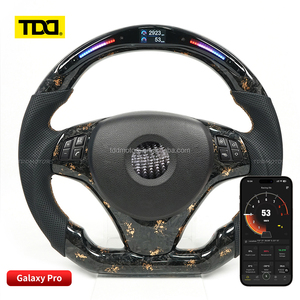 Volant sport en carbone TDD LED pour BMW E90 E91 E92 E93 M3 E82 E88 E87, volant personnalisé en fibre de carbone véritable - Product Image 6