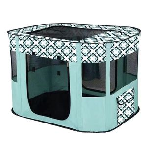 Valla <span class=keywords><strong>de</strong></span> jaula para perros portátil plegable para mascotas pequeñas <span class=keywords><strong>y</strong></span> medianas, corralito impermeable, tiendas para perros, mascotas - Product Image 2