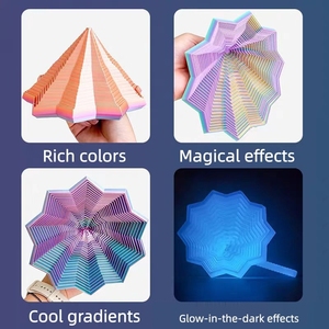 Juguete Antiestrés Educativo Hexagonal Fractal Impreso en 3D Vashine de PLA para Niños, Juguete de Descompresión Creativo con Articulaciones Móviles - Product Image 3