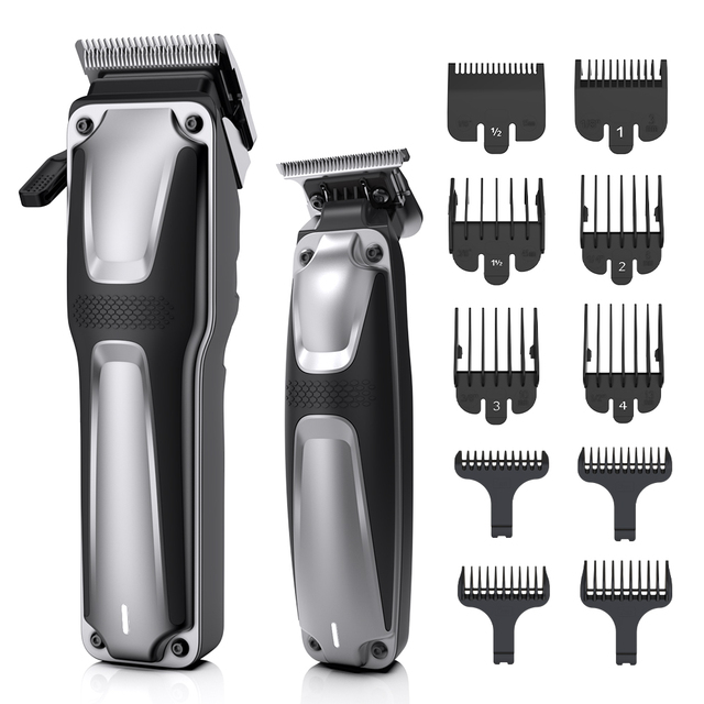 Professional 7000rpm Cordless Zero Gap Hair Trimmers Set Type-C Charge Barber Beard Trimmer Electric for Men