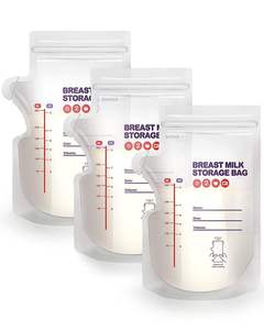 Sacs de conservation du lait maternel 6 oz, sacs de lait maternel pour congélation, sacs de conservation du lait maternel autoportants - Product Image 3