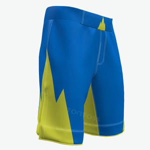 Pantalones cortos MMA de poliéster duradero de alta calidad, pantalones cortos de lucha con impresión de sublimación personalizada estirados en 4 vías para boxeo y artes marciales - Product Image 6