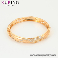 52393 xuping Bracelets élégants en or, vente chaude, plaqué or 18 carats, design ajouré, bracelet 2019