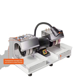 Eficiente Pulidora de Piedras Lapidarias de 6 pulgadas y 1/4 HP, 1800 rpm, Máquina de Cablagaje, Bomba de Agua, Máquina de Facetado de Gemas, Máquina de Pulido de Metales - Product Image 3