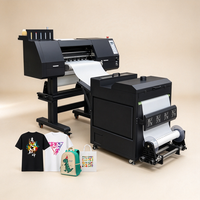 Imprimante DTF Commerciale Double Tête à Encre Blanche, Machine de Transfert Direct sur Film pour Petites Entreprises, Impression Personnalisée de T-shirts et Vêtements