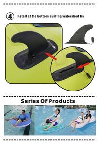 Nouveau flotteur gonflable de chaise longue de logo personnalisé avec le <span class=keywords><strong>tube</strong></span> <span class=keywords><strong>motorisé</strong></span> de coureur pour l'amusement de l'eau d'été pour nager dans des piscines - Product Image 4