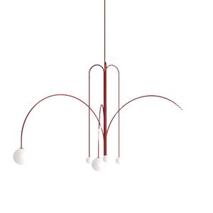 Lampadario Postmoderno in Ferro per Hotel, Club, Caffetteria, Sala Espositiva d'Arte, Luci a Sospensione di Design per Soggiorno e Sala da Pranzo - Product Image 2