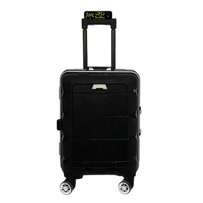 Maleta multifuncional TSA Lock Rueda universal Equipaje de mano 20 "Equipaje con portavasos Trolley Maleta con PP