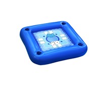 Table de poker gonflable en PVC 70x70cm pour piscine, plateau de jeu flottant pour l'été, idéal pour les réunions de famille et entre amis
