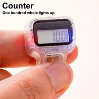 Compteur de doigts numérique manuel à 5 chiffres, mini compteur manuel numérique réinitialisable