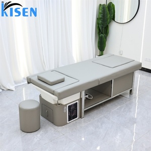 Kisen Salon Shampoo Bed With Japanese Head Spa and Foot <b>Bath</b> Hydro Circulation LED Steam Custom Design Electric Table - Product Image 5