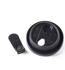 Couvercle jetable en plastique PP de 90 mm de qualité alimentaire, à ouverture facile, multifonctionnel, moulé par injection, pour bouchon de bouteille de café chaud - Product Image 1