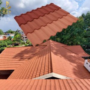 Tuiles de toiture modernes en aluminium revêtues de pierre aspect <span class=keywords><strong>ardoise</strong></span> SANGOBUILD SGB-MILANO, durables, imperméables, fabriquées à la machine pour les maisons - Product Image 6