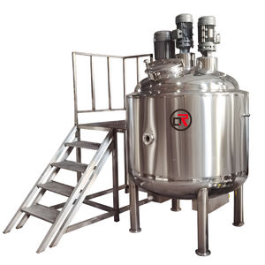 Máquina homogeneizadora de jugo de frutas 500l Calefacción Emulsificación Silo Tanque de mezcla y homogeneizador de acero inoxidable - Product Image 4