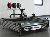 YDSIGN AS120 PRO Printer Tanda 3D Ukuran Besar 1200x1200x100mm Mendukung MMLA PETG PDS PLA untuk Huruf LED