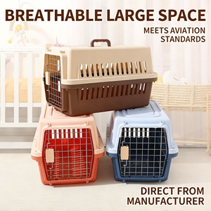Cage de transport pour animaux de compagnie de grande taille (chats et chiens) – Boîte de transport aérien respirante et portable pour animaux – Vente chaude - Product Image 4