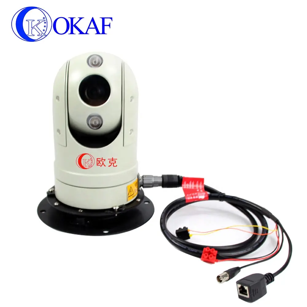 Kamera CCTV 2MP 1080P 20x, Zoom optik kamera pengintai atap mobil dipasang IP kendaraan PTZ