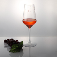 Meilleures ventes Gobelet en plastique blanc transparent et blanc en cristal Verre à vin de luxe avec boîte en verre à vin personnalisée