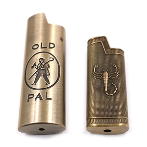 Prix d'usine, logo personnalisé, étui à briquet en alliage de zinc, design vintage rétro J3 <span class=keywords><strong>J5</strong></span> J6, étui pour briquet, boîte à briquet - Product Image 1
