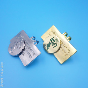 Clip de chapeau en métal LPGA Tour plaqué or avec marqueur de balle de golf magnétique et accessoire pièce de monnaie ronde - Product Image 3