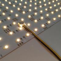 Panneau LED blanc double ultra-mince 576LED SMD2835 rétroéclairage flexible 480*240mm découpable pour hôtels modernes DC24V