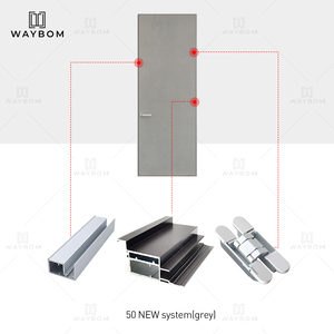 50 mỏng nhôm hồ sơ vô hình tuôn ra gắn cao cấp bí mật phòng tuôn ra không khung ẩn cử<span class=keywords><strong>a</strong></span> vô hình khung nhôm - Product Image 1