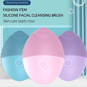 فرشاة تنظيف الوجه الكهربائية الجديدة لعام 2025، أفضل جهاز تدليك يدوي بالموجات فوق الصوتية، ناعمة ومقاومة للماء، مصنوعة من السيليكون للتنظيف العميق - Product Image 5