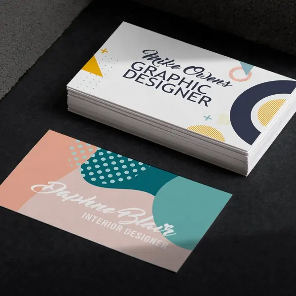 Thick custom paper business card printing,high quality paper business card