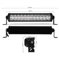 Barre lumineuse LED double rangée 120W 10-30V RGB DRL, phare de conduite, lampe auxiliaire pour camion et SUV