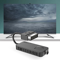 Usine H265 DVB T2/C TV Stick T2 Dongle 1080P numérique FTA décodeur TV Tuner péritel DVB T2 TV Stick