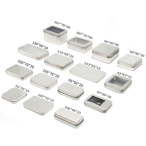 Tùy chỉnh in hộp thiếc bao bì vuông kim loại sô cô la hộp thiếc hộp Trà Hộp quà tặng - Product Image 1