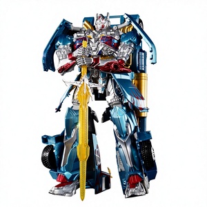 Coche <span class=keywords><strong>de</strong></span> Juguete Transformable en Robot y Dinosaurio, Figura <span class=keywords><strong>de</strong></span> Cable Guy, Plástico Auténtico para Niños <span class=keywords><strong>de</strong></span> 5 a 7 Años - Product Image 1