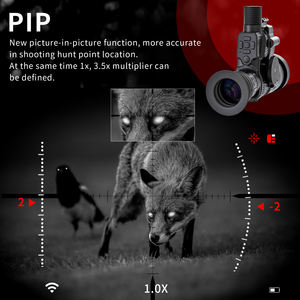 HENBAKER NV700S 4倍-14倍 拡大 クリップオン式 ナイトビジョン 長距離 暗視スコープ 狩猟用 サーマルスコープ 単眼鏡 - Product Image 5