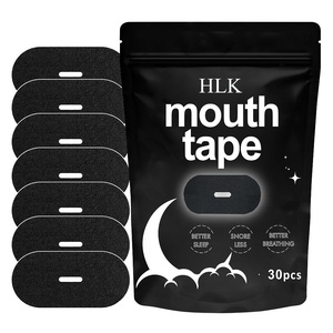 เทปปิดปาก HLK ปลอดภัย ติดแน่น ป้องกันการนอนกรน เทปช่วยหายใจ แถบปิดปาก - Product Image 1