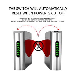 Nhà Máy Giá Flap rào cản turnstile cổng lối vào cho người đi bộ quản lý cho tòa nhà văn phòng và phòng tập thể dục kiểm soát truy cập hệ thống - Product Image 2