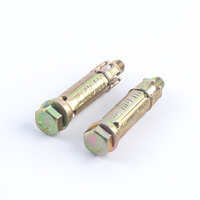 Heavy Duty Shield Anchor Factory Carbon Steel Zinc Plated Expansion Bolts Fix Bolt 4PCS Expansion Rawl Bolt Fastener